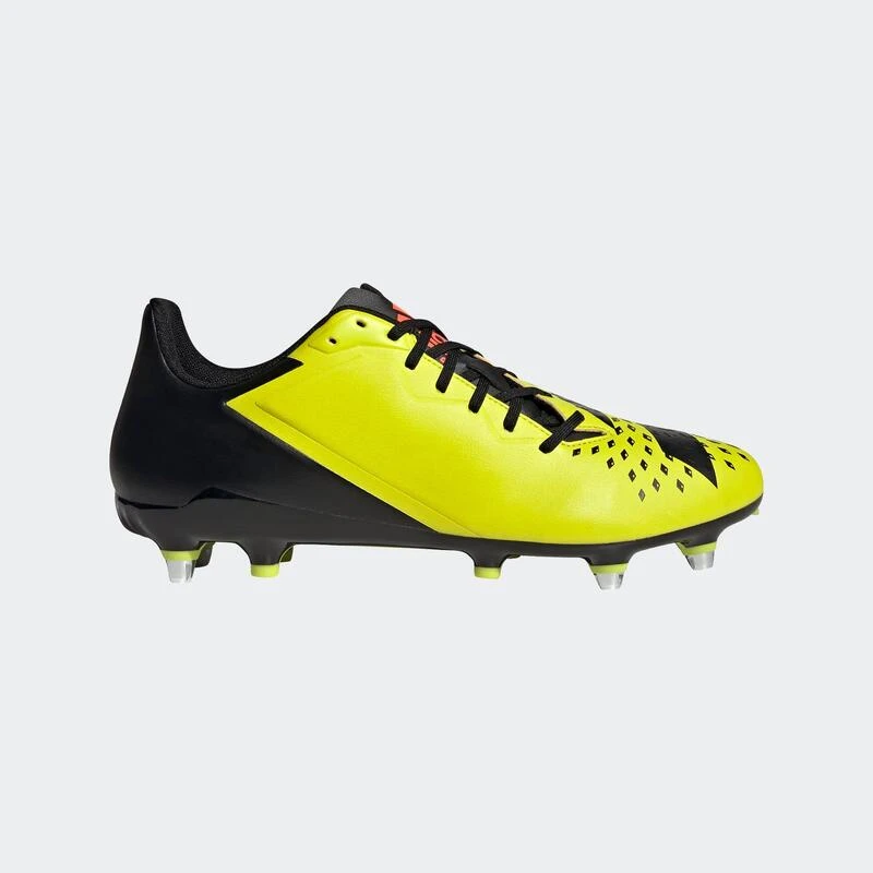 ADIDAS Chaussures De Rugby Vissées Hybride Terrain Gras Adulte - MALICE SG Jaune Noir 5 ADIDAS Chaussures De Rugby Vissées Hybride Terrain Gras Adulte - MALICE SG Jaune Noir – Image 3