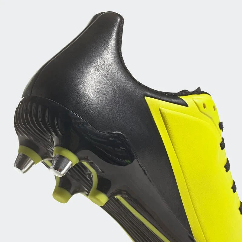 ADIDAS Chaussures De Rugby Vissées Hybride Terrain Gras Adulte - MALICE SG Jaune Noir 10 ADIDAS Chaussures De Rugby Vissées Hybride Terrain Gras Adulte - MALICE SG Jaune Noir – Image 8