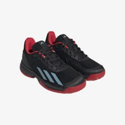 ADIDAS CHAUSSURES DE TENNIS ENFANT COURTFLASH MULTICOURT NOIR -Sports De Balle chaussures de tennis enfant courtflash multicourt noir 2