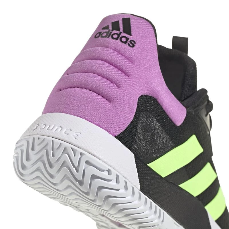 Chaussures De Tennis Homme Multicourt - Adidas SoleMatch Control Noir Viole Vert 10 Chaussures De Tennis Homme Multicourt - Adidas SoleMatch Control Noir Viole Vert – Image 8