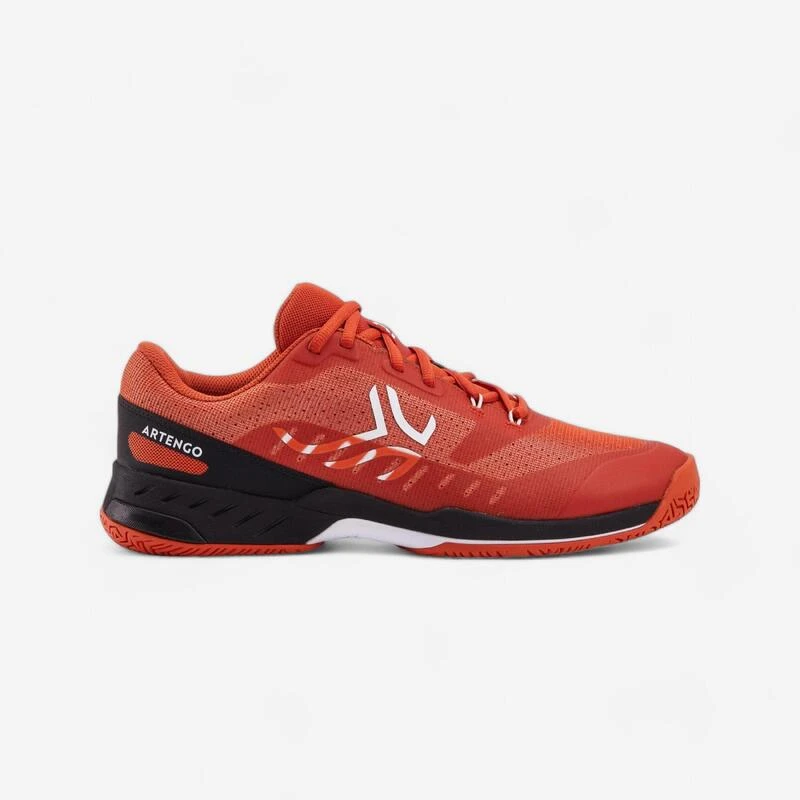 Chaussures De Tennis Homme Multicourt - Artengo FAST Rouge Terracotta Noir 3 Chaussures De Tennis Homme Multicourt - Artengo FAST Rouge Terracotta Noir