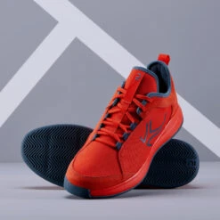Artengo CHAUSSURES DE TENNIS HOMME TS130 ROUGES MULTI COURT -Sports De Balle chaussures de tennis homme ts130 rouges multi court 4