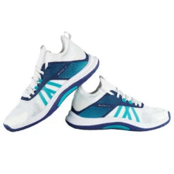 Chaussures De Volley-ball FIT Pour Pratique Régulière, Turquoise Foncé -Sports De Balle chaussures de volley ball fit pour pratique reguliere turquoise fonce 3