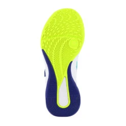 Chaussures De Volley-ball VS100 Confort Avec Scratches Blanche/blue Et Vert. -Sports De Balle chaussures de volley ball vs100 confort avec scratches blancheblue et vert 2