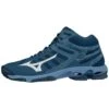 Mizuno Chaussures De Volley Homme Voltage Mid - Bleu Foncé