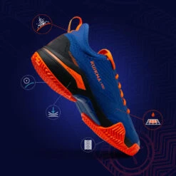 Chaussures Padel Homme PS 990 Dynamic Bleu Orange -Sports De Balle chaussures padel homme ps 990 dynamic bleu orange 1