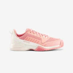 Artengo CHAUSSURES TENNIS ENFANT - TS500 FAST JR LACE PINKFIRE