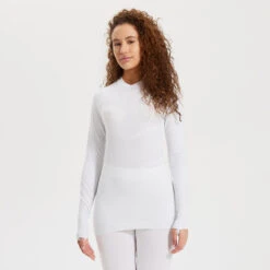 Kipsta COLLANT THERMIQUE ADULTE KEEPDRY 500 BLANC -Sports De Balle collant thermique adulte keepdry 500 blanc 3