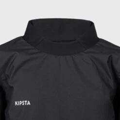 COUPE VENT IMPERMÉABLE DE RUGBY ENFANT - SMOCKTOP JR NOIR -Sports De Balle coupe vent impermeable de rugby enfant smocktop jr noir 2