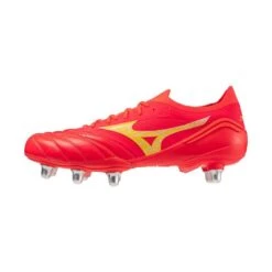 CRAMPONS MIZUNO MORELIA NEO IV BETA ELITE SI Rugby Rouge -Sports De Balle crampons mizuno morelia neo iv beta elite si rugby rouge 2