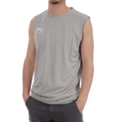 Débardeur Gris Aux Bandes Noires Homme Hungaria Training Pro Sleveless