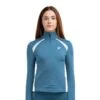 Drop Shot Frida - Sweat à Manches Longues En Bleu Et Rose -Sports De Balle drop shot frida sweat a manches longues en bleu et rose