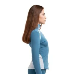 Drop Shot Frida - Sweat à Manches Longues En Bleu Et Rose -Sports De Balle drop shot frida sweat a manches longues en bleu et rose 2