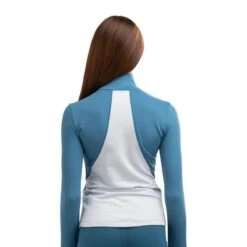 Drop Shot Frida - Sweat à Manches Longues En Bleu Et Rose -Sports De Balle drop shot frida sweat a manches longues en bleu et rose 4