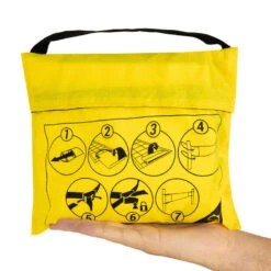 Filet De Beach-volley BV100 Jaune -Sports De Balle filet de beach volley bv100 jaune 2