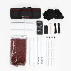 KIT AIR BADMINTON POTEAUX FILET (SABLE ET HERBE) -Sports De Balle kit air badminton poteaux filet sable et herbe 2