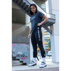 Legging 3/4 De Basketball NBA Los Angeles Lakers Adulte - 500 Noir -Sports De Balle legging 34 de basketball nba los angeles lakers adulte 500 noir 9