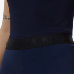 Legging En Coton Bleu Pour Volleyeuses -Sports De Balle legging en coton bleu pour volleyeuses 3