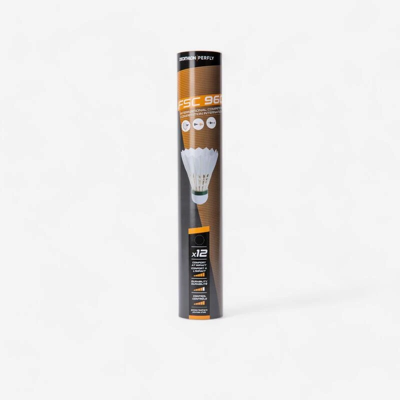 Lot De 12 Volants De Badminton Plumes FSC 960 Vitesse 76 10 Lot De 12 Volants De Badminton Plumes FSC 960 Vitesse 76 â Image 8