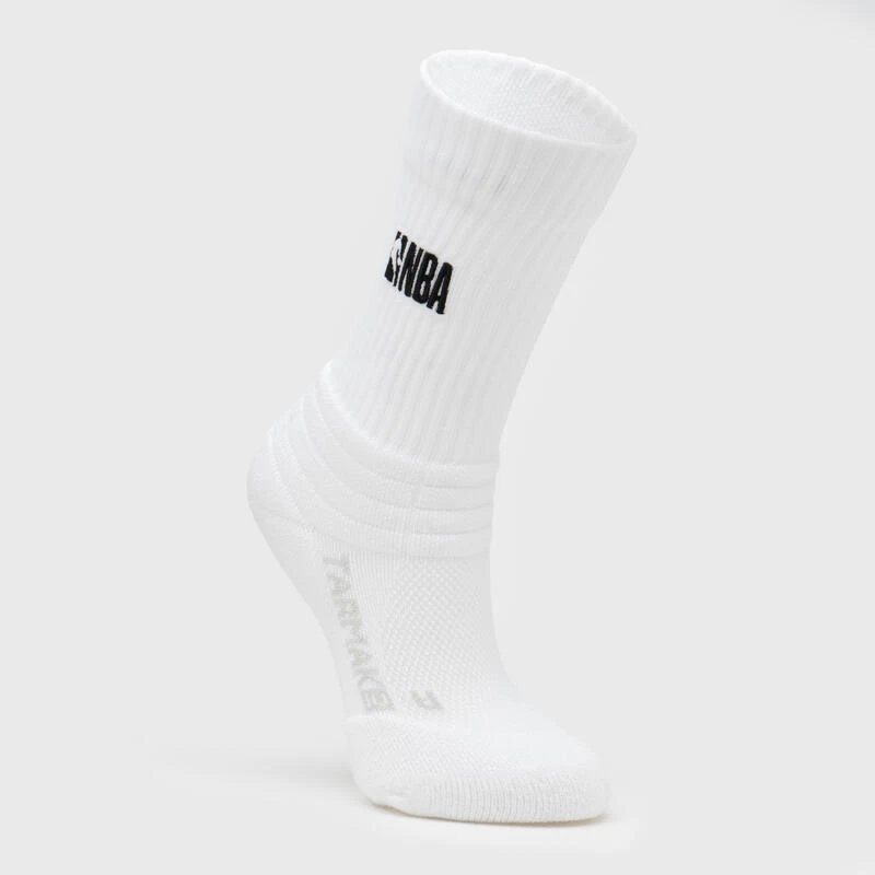 Lot De 2 Paires Chaussettes De Basketball NBA Enfant - SO900 Blanc 5 Lot De 2 Paires Chaussettes De Basketball NBA Enfant - SO900 Blanc – Image 3