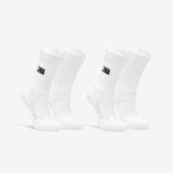 Lot De 2 Paires Chaussettes De Basketball NBA Enfant - SO900 Blanc