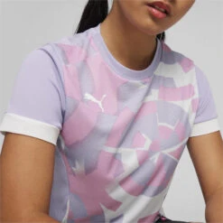 Maillot à Motif IndividualGOAL Femme PUMA Vivid Violet Purple -Sports De Balle maillot a motif individualgoal femme puma vivid violet purple 2