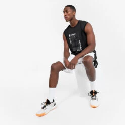 Maillot De Basketball Sans Manche Adulte - TS500 FAST Noir 11 Maillot De Basketball Sans Manche Adulte - TS500 FAST Noir -Sports De Balle maillot de basketball sans manche adulte ts500 fast noir 3