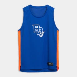MAILLOT DE BASKETBALL SANS MANCHE ENFANT - T500 BLEU 13 MAILLOT DE BASKETBALL SANS MANCHE ENFANT - T500 BLEU -Sports De Balle maillot de basketball sans manche enfant t500 bleu 4