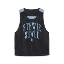 Maillot De Basketball STEWIE X WATER Femme PUMA Black Day Dream Blue