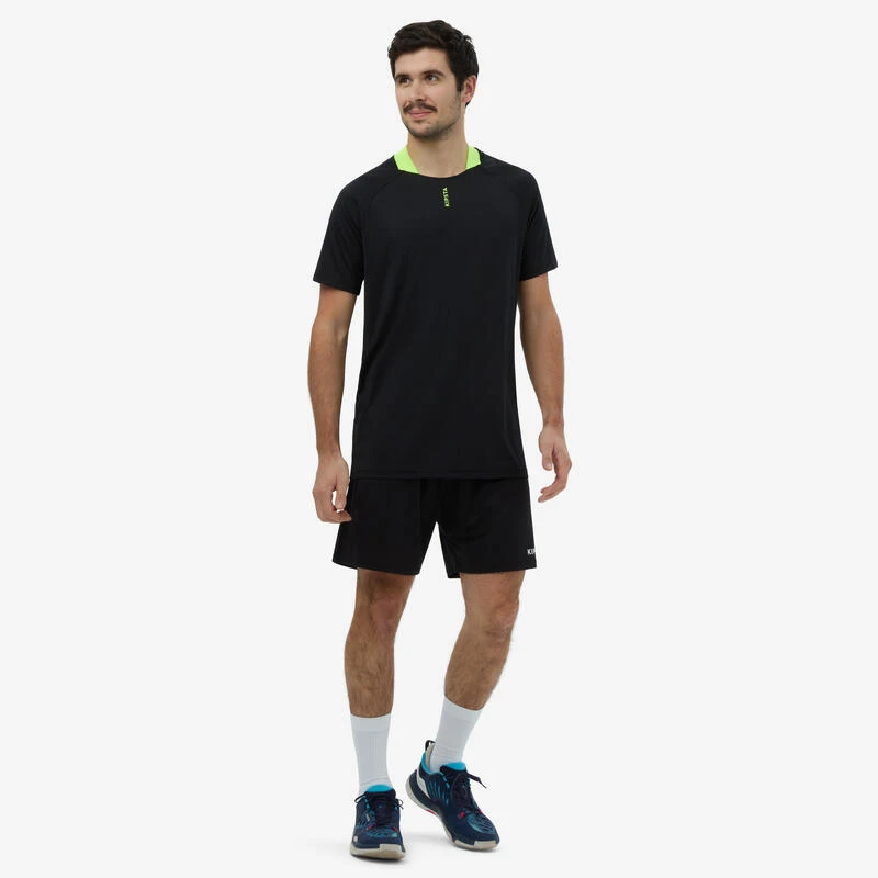 Maillot De Volley-ball VTS TRAINING Homme Noir Et Vert 4 Maillot De Volley-ball VTS TRAINING Homme Noir Et Vert – Image 2