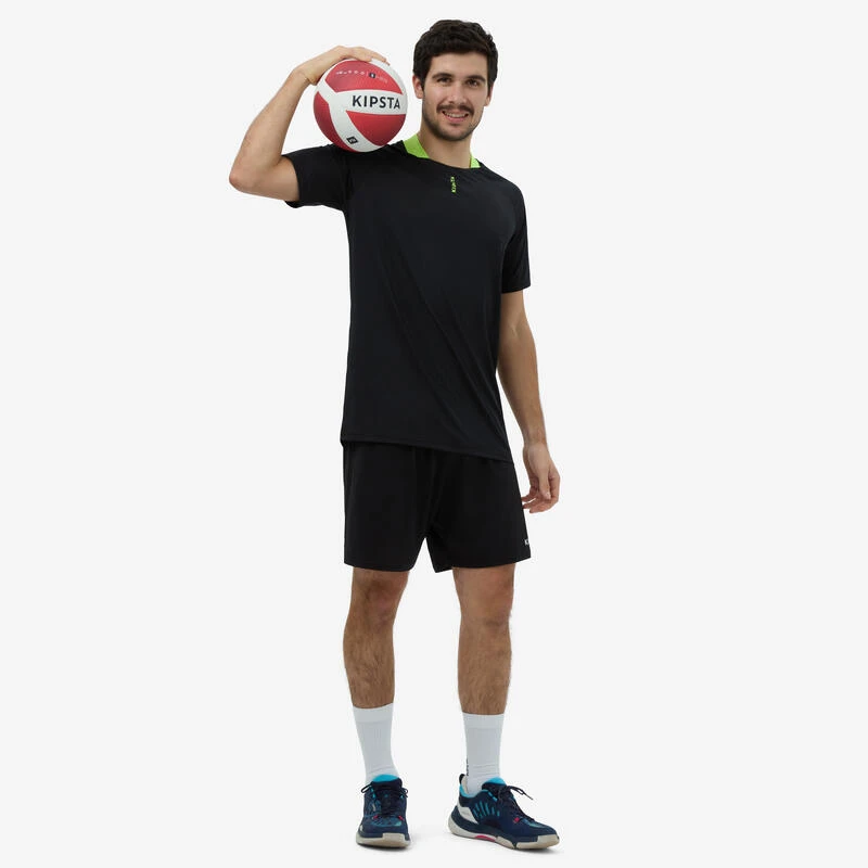 Maillot De Volley-ball VTS TRAINING Homme Noir Et Vert 5 Maillot De Volley-ball VTS TRAINING Homme Noir Et Vert – Image 3
