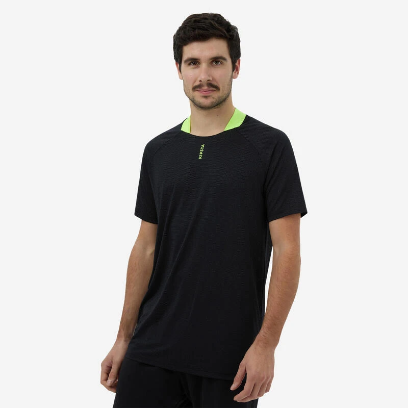 Maillot De Volley-ball VTS TRAINING Homme Noir Et Vert 3 Maillot De Volley-ball VTS TRAINING Homme Noir Et Vert