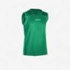 MAILLOT SANS MANCHE DE BASKETBALL POUR GARCON/FILLE DEBUTANT(E) VERT T100 -Sports De Balle maillot sans manche de basketball pour garconfille debutante vert t100
