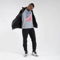 PANTALON BASKETBALL SURVETEMENT HOMME - P500 GRIS -Sports De Balle pantalon basketball survetement homme p500 gris 1