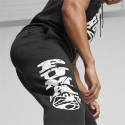 Pantalon De Survêtement Posterize 2.0 PUMA HOOPS PUMA Black -Sports De Balle pantalon de survetement posterize 20 puma hoops puma black 4