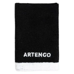 POIGNET TENNIS ARTENGO TP 100 XL NOIR BLANC -Sports De Balle poignet tennis artengo tp 100 xl noir blanc 2