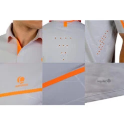 Artengo POLO HOMME 990 GRIS TENNIS BADMINTON PADEL PING PONG SQUASH -Sports De Balle polo homme 990 gris tennis badminton padel ping pong squash 9