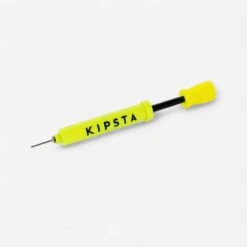 Kipsta Pompe Double Action Jaune Noir