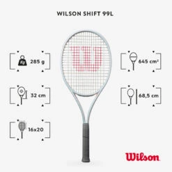 Raquette De Tennis Adulte - Wilson SHIFT 99L V1 285g Non Cordée -Sports De Balle raquette de tennis adulte wilson shift 99l v1 285g non cordee 1