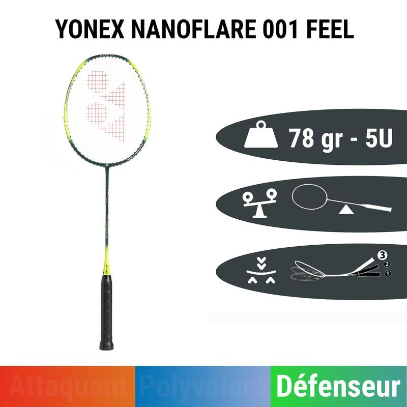 Raquette Yonex Nanoflare 001 FEEL Green 4 Raquette Yonex Nanoflare 001 FEEL Green – Image 2
