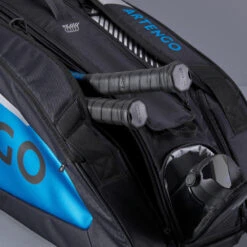 SAC DE TENNIS THERMOBAG - ARTENGO L PRO 9 RAQUETTES BLEU SPIN -Sports De Balle sac de tennis thermobag artengo l pro 9 raquettes bleu spin 4