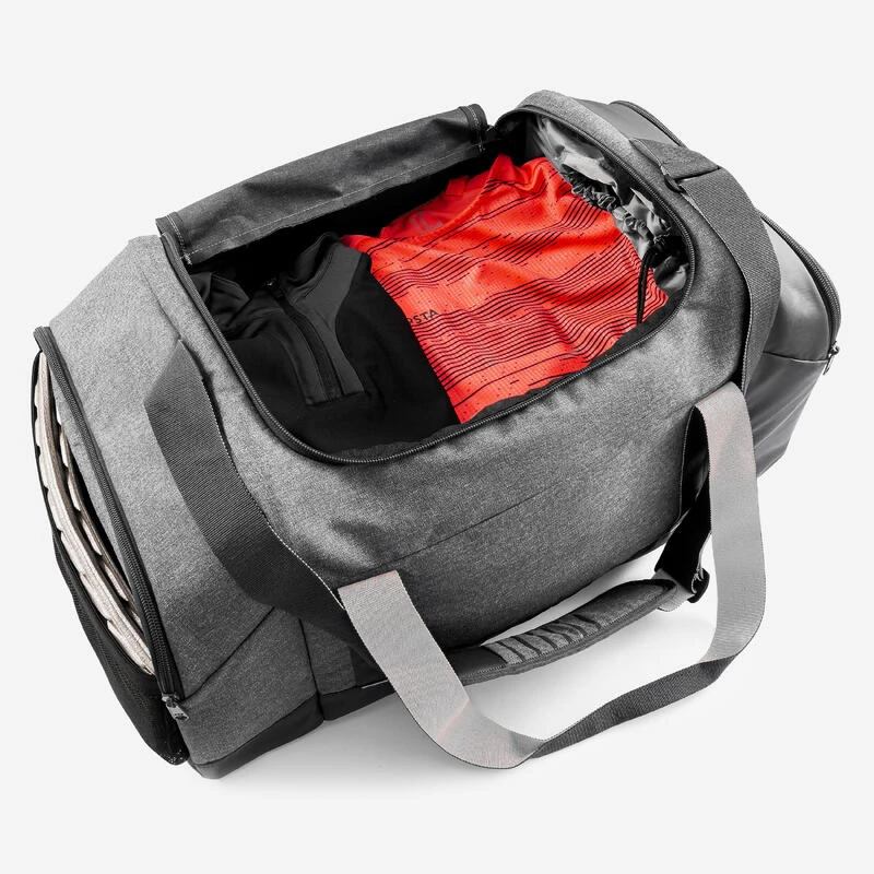 Kipsta Sac Sport 55L - ACADEMIC Noir Et Gris 9 Kipsta Sac Sport 55L - ACADEMIC Noir Et Gris – Image 7