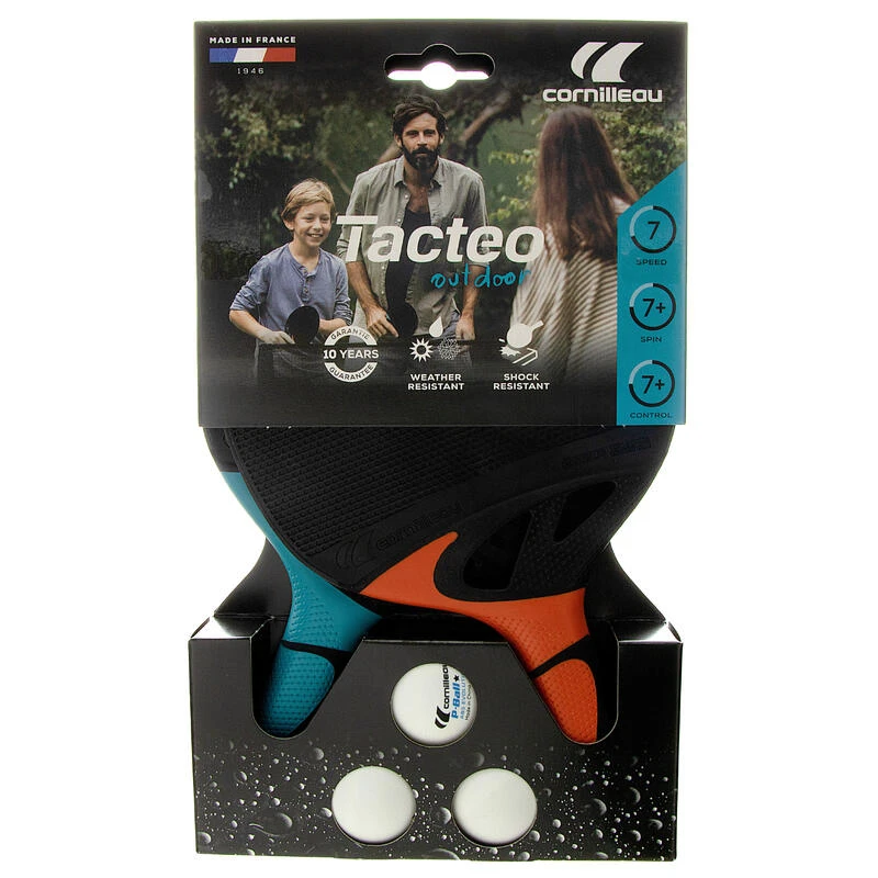 SET CORNILLEAU 2 RAQUETTES TACTEO ET 3 BALLES 4 SET CORNILLEAU 2 RAQUETTES TACTEO ET 3 BALLES – Image 2