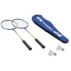 HUDORA Set De Raquettes Et De Volants De Badminton - Modèle Winner HD-33 Vert/Bleu