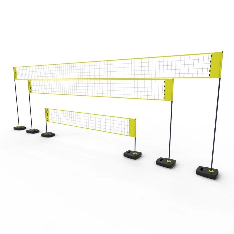 Set (Filet Et Poteaux) De Beach Volley BV500 Ajustable Jaune 3 Set (Filet Et Poteaux) De Beach Volley BV500 Ajustable Jaune