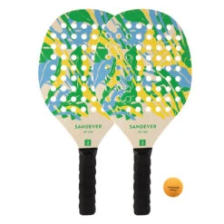 Set Raquettes Beach Tennis Experience GREEN