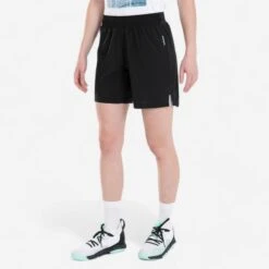SHORT DE BASKETBALL FEMME SH500 NOIR