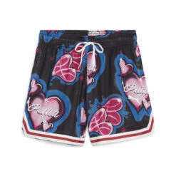 Short De Basketball Game Love PUMA Black Aop