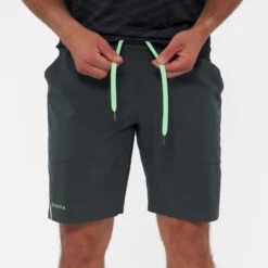 Short De Padel Respirant Homme - Kuikma Dry + Vert -Sports De Balle short de padel respirant homme kuikma dry vert 5
