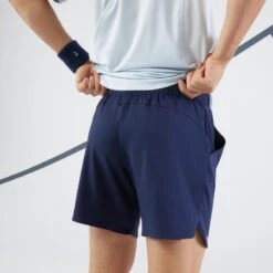 Artengo SHORT DE TENNIS HOMME - ESSENTIAL+ COURT BLEU MARINE -Sports De Balle short de tennis homme essential court bleu marine 3